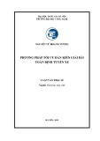 Luận văn thạc Khoa học máy tính: Phương pháp tối ưu đàn kiến giải bài toán định tuyến xe