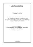 Luận văn Thạc sĩ ngành Công nghệ Kỹ thuật điện tử - Viễn thông: Phát triển mô hình tạp âm tương quan nhằm nâng cao hiệu năng mã hóa của kỹ thuật mã hóa video phân tán DVC