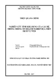 Tóm tắt luận văn Thạc sĩ Công nghệ thông tin: Nghiên cứu tính khả dụng của các hệ thống thông tin doanh nghiệp dựa trên dịch vụ web