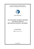 Luận án Tiến sĩ Khoa học máy tính: Advanced deep learning methods and applications in open domain question answering