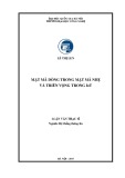 Luận văn Thạc sĩ Công nghệ thông tin: Mật mã dòng trong mật mã nhẹ và triển vọng trong IoT