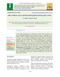 Effect of humic acid on soil microbial population and enzymatic activity