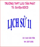 Bài giảng môn Lịch sử lớp 11 - Bài 18: Ôn tập lịch sử thế giới hiện đại (Phần từ năm 1917 đến năm 1945) - Cao Văn Yêm