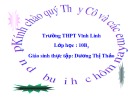Bài giảng Địa lí lớp 10 – Bài 38: Thực hành viết báo cáo ngắn về kênh đào Xuy-ê và kênh đào Panama