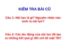 Bài giảng Địa lí lớp 10 - Bài 9: Tác động của ngoại lực đến địa hình bề mặt trái đất