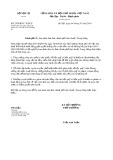 Công văn số 2978/BNV-TCPCP