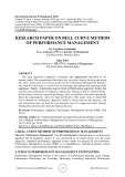 Research paper on bell curve method of performance management