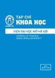 Tạp chí Khoa học - Viện Đại học Mở Hà Nội: Số 64/2020