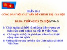 Bài giảng Giáo dục công dân lớp 11 - Bài 8: Chủ nghĩa xã hội (Tiết 1) cung cấp các kiến thức về