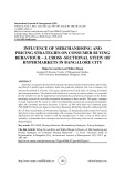 Influence of merchandising and pricing strategies on consumer buying behaviour – a cross -sectional study of hypermarkets in Bangalore city