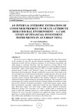 An interval entropic estimation of consumer priority in multi-attribute behavioural environment – a case study of financial investment instruments in an urban vista