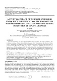 A study on impact of barcode and radio frequency identification technology on maximized productivity in manufacturing industries at Sipcot, Chennai