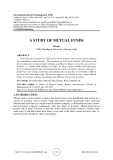 A study of mutual funds