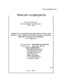 Báo cáo tổng kết đề tài nghiên cứu khoa học: Nghiên cứu các thành tạo địa chất phần cấu trúc nông (Plioxen - Đệ tứ) thềm lục địa Việt Nam, phục vụ đánh giá điều kiện xây dựng công trình biển