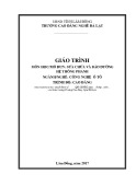 Giáo trình Sửa chữa và bảo dưỡng hệ thống phanh - Nghề: Công nghệ ô tô (Cao đẳng) - CĐ Nghề Đà Lạt