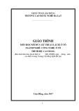 Giáo trình Kỹ thuật lái xe ô tô - Nghề: Công nghệ ôtô (Cao đẳng) - CĐ Nghề Đà Lạt