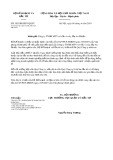 Công văn số 3833/BKHĐT-QLĐT