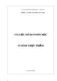 Giáo trình Vi sinh vật thực phẩm - Nghề: Chế biến thực phẩm - CĐ Kỹ Thuật Công Nghệ Bà Rịa-Vũng Tàu