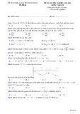 Đề ôn tập tốt nghiệp THPT môn Toán năm 2020 - Sở GD&ĐT Khánh Hòa - Đề số 24