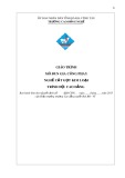 Giáo trình Gia công phay - Nghề: Cắt gọt kim loại (Cao đẳng) - CĐ Kỹ Thuật Công Nghệ Bà Rịa-Vũng Tàu