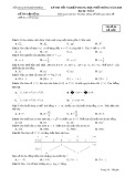 Đề ôn tập tốt nghiệp THPT môn Toán năm 2020 - Sở GD&ĐT Khánh Hòa - Đề số 26