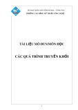 Giáo trình Các quy trình truyền khối - CĐ Kỹ Thuật Công Nghệ Bà Rịa-Vũng Tàu