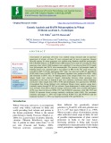 Genetic analysis and RAPD polymorphism in wheat (Triticum aestivum L.) genotypes