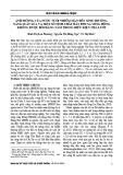 Ảnh hưởng của nước tưới nhiễm mặn đến sinh trưởng, năng suất lúa và một số tính chất đất phù sa sông Hồng không được bồi hàng năm trong điều kiện nhà lưới