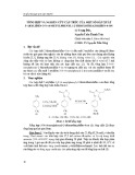 Tổng hợp và nghiên cứu cấu trúc của một số dẫn xuất 5-aryliđen-3-N-(4-metylphenyl)-2-thioxothiazoliđin-4-on