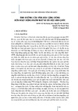 Ảnh hưởng của văn hóa cộng đồng đến hoạt động ngôn ngữ và xã hội Hàn Quốc