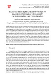 Đánh giá thích hợp đất đai đối với một số loại hình sử dụng đất nông nghiệp tại thành phố Đà Lạt, tỉnh Lâm Đồng