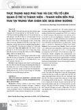 Thực trạng nạo phá thai và các yếu tố liên quan ở trẻ vị thành niên – thanh niên đến phá thai tại Trung tâm Chăm sóc SKSS Bình Dương