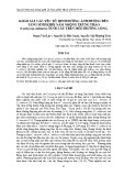 Khảo sát các yếu tố dinh dưỡng ảnh hưởng đến tăng sinh khối nấm nhộng trùng thảo (Cordyceps militaris) nuôi cấy trên môi trường lỏng