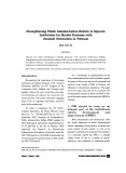 Strengthening public administration reform to improve institutions for market economy with socialist orientation in Vietnam