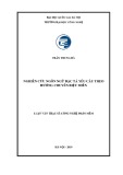 Luận văn Thạc sĩ Công nghệ phần mềm: Nghiên cứu ngôn ngữ đặc tả yêu cầu theo hướng chuyên biệt miền