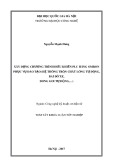 Tóm tắt khóa luận tốt nghiệp: Xây dựng chương trình điều khiển PLC hãng OMRON phục vụ đào tạo (hệ thống trộn chất lỏng tự động, bãi đỗ xe, đóng gói tự động,…)