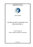 Luận văn Thạc sĩ Công nghệ kỹ thuật điện tử, truyền thông: Kỹ thuật đa truy cập phi trực giao trong hệ thống 5G