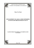 Marter's thesis in electronics and communication engineering:  Development of a real time supported system for firefighters on duty