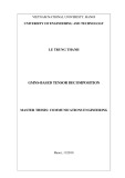 Master thesis Communications engineering: GMNS-based tensor decomposition