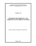 Doctoral thesis in Information technology: Methods for modeling and verifying event driven systems