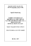 Tóm tắt khóa luận tốt nghiệp: nghiên cứu khảo sát khí động lực học một số vật thể (mô hình xe hơi, tàu...) trong ống gió dưới tác dụng của lực