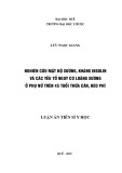 Luận án Tiến sĩ Y học: Nghiên cứu mật độ xương, kháng insulin và các yếu tố nguy cơ loãng xương ở phụ nữ trên 45 tuổi thừa cân, béo phì