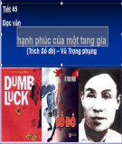 Bài giảng Ngữ văn 11 - Đọc văn: Hạnh phúc của một tang gia (Trích Số đỏ) – Vũ Trọng phụng