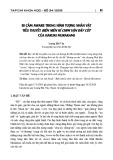 Bi cảm Aware trong hình tượng nhân vật tiểu thuyết biên niên kí chim vặn dây cót của Haruki Murakami