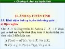 Bài giảng Toán cao cấp A1 – Chương 4: Ánh xạ tuyến tính