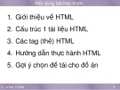 Bài giảng Phát triển ứng dụng web 1: HTML From - ĐH Sài Gòn