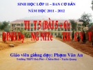 Bài giảng Sinh học 11 - Bài 5: Dinh dưỡng nitơ ở thực vật (Phạm Văn An)