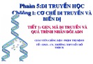 Bài giảng Sinh học 12: Gen, mã di truyền và quá trình nhân đôi ADN