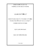 Luận án Tiến sĩ Quản trị kinh doanh: Hoàn thiện công tác tổ chức hệ thống thông tin kế toán tại các công ty chứng khoán Việt Nam