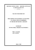 Summary of Doctoral thesis in Economics: Organizing management accounting in animal feed enterprises in the Red river delta region